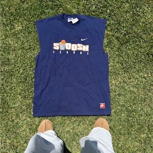 Vintage 1998 Nike Swoosh League Tank Top NWT